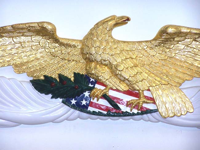 A Beautiful Hand Carved Eagle made by J.P. Uranker of Martha's Vineyard